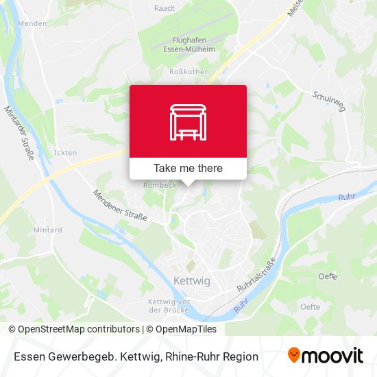 Essen Gewerbegeb. Kettwig map