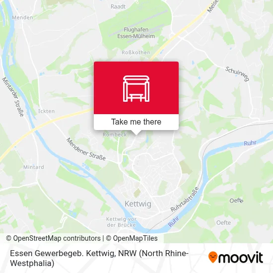 Essen Gewerbegeb. Kettwig map