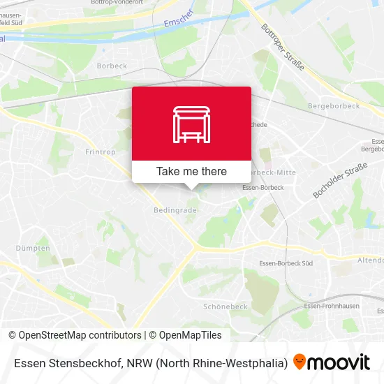 Essen Stensbeckhof map