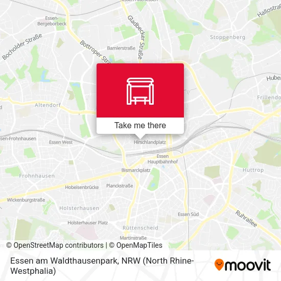Карта Essen am Waldthausenpark