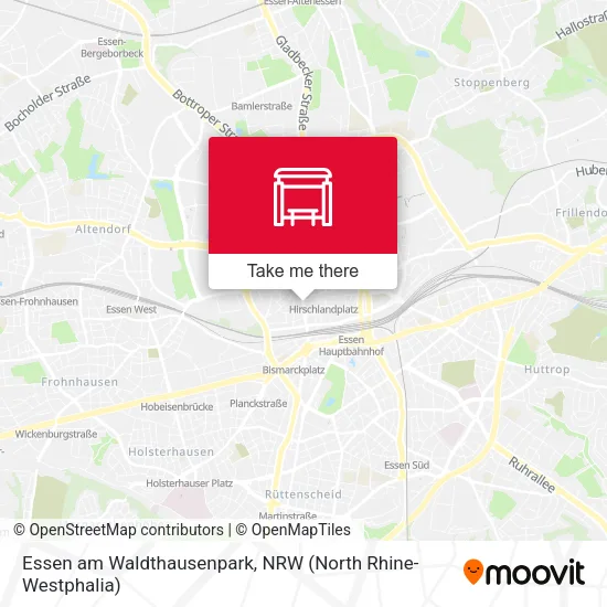 Карта Essen am Waldthausenpark