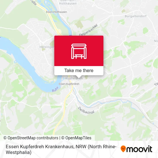 Карта Essen Kupferdreh Krankenhaus