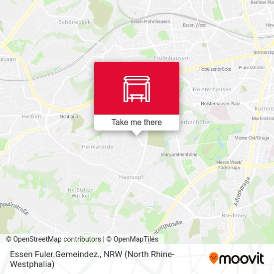 Карта Essen Fuler.Gemeindez.