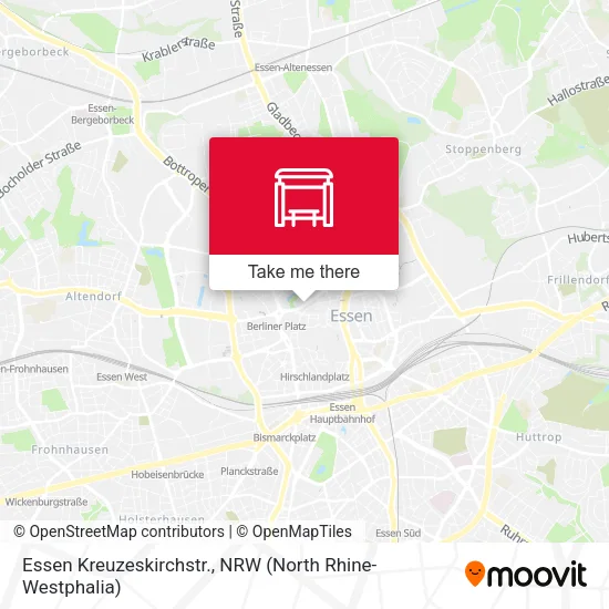Карта Essen Kreuzeskirchstr.