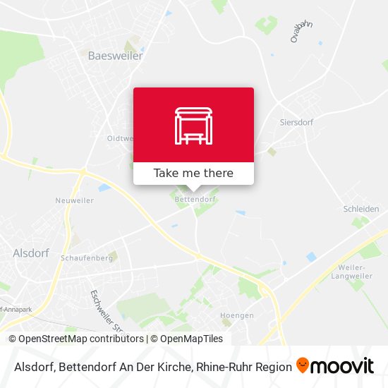 Alsdorf, Bettendorf An Der Kirche map