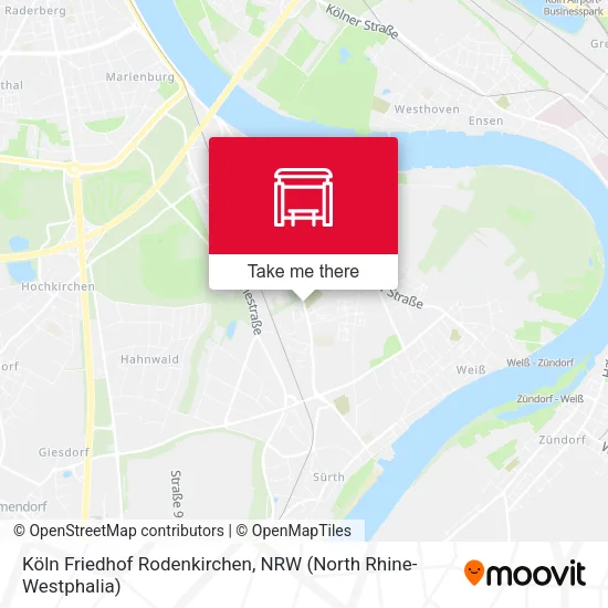 Карта Köln Friedhof Rodenkirchen