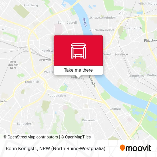 Карта Bonn Königstr.