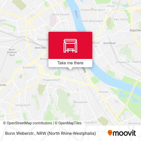 Карта Bonn Weberstr.