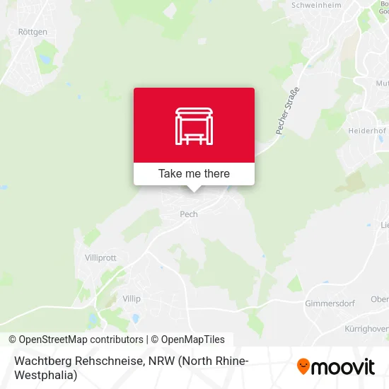 Карта Wachtberg Rehschneise