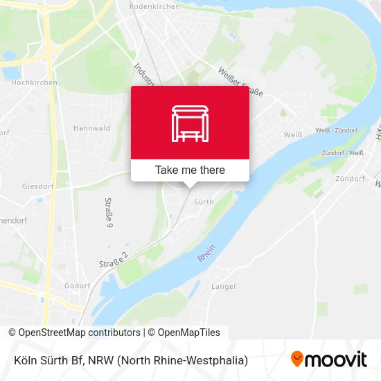 Карта Köln Sürth Bf
