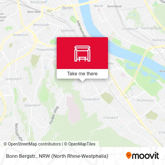 Карта Bonn Bergstr.