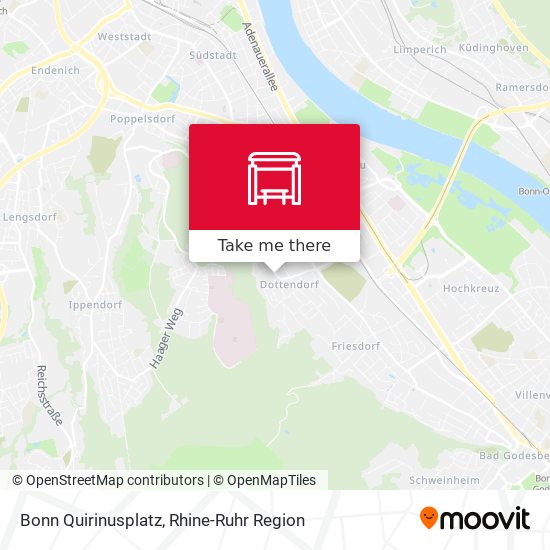 Bonn Quirinusplatz map
