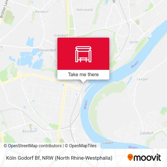 Карта Köln Godorf Bf