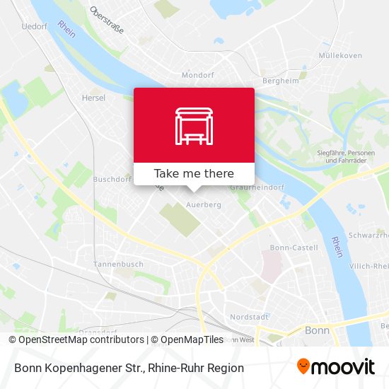 Bonn Kopenhagener Str. map