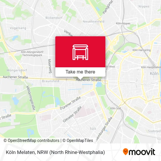 Карта Köln Melaten