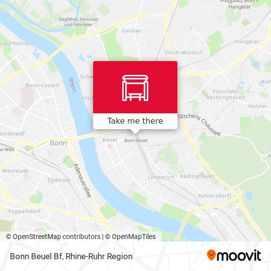 Bonn Beuel Bf map