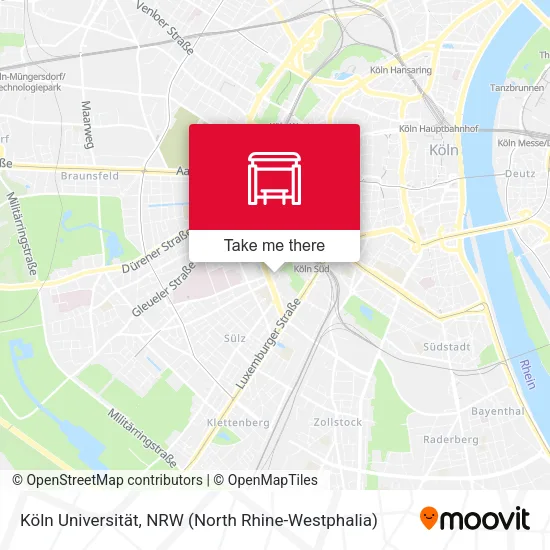 Карта Köln Universität