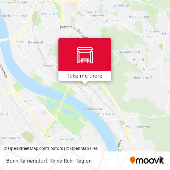 Bonn Ramersdorf map