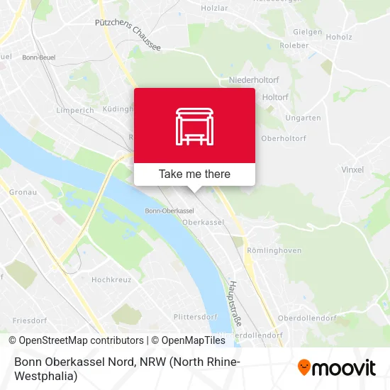 Карта Bonn Oberkassel Nord