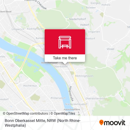 Карта Bonn Oberkassel Mitte