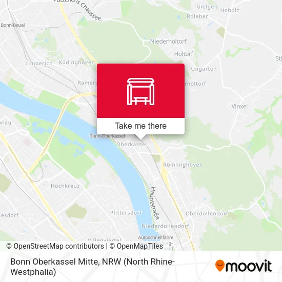 Карта Bonn Oberkassel Mitte