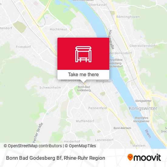 Карта Bonn Bad Godesberg Bf