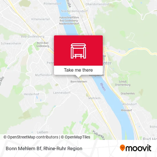 Карта Bonn Mehlem Bf