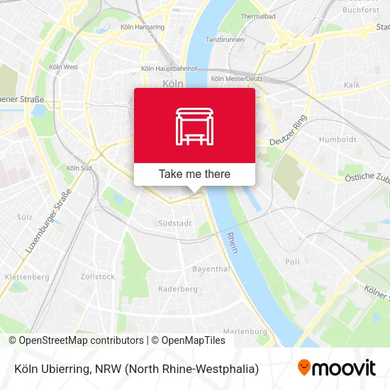 Карта Köln Ubierring