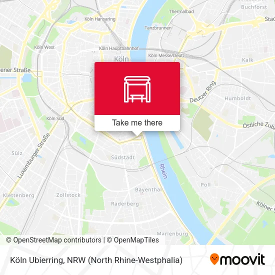 Карта Köln Ubierring