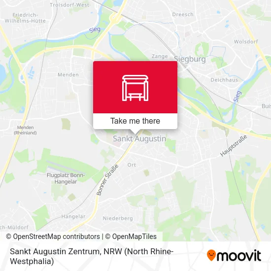 Карта Sankt Augustin Zentrum