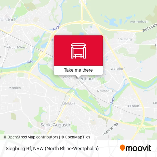 Карта Siegburg Bf