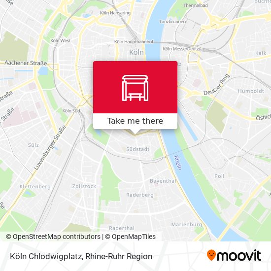 Карта Köln Chlodwigplatz