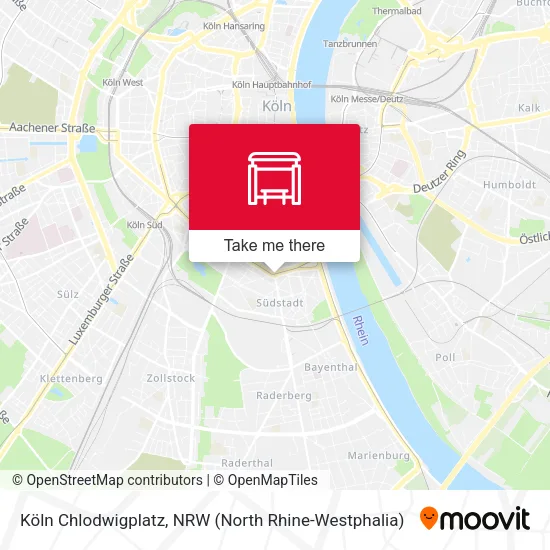 Карта Köln Chlodwigplatz
