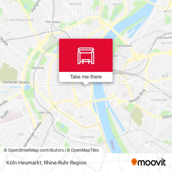 Карта Köln Heumarkt