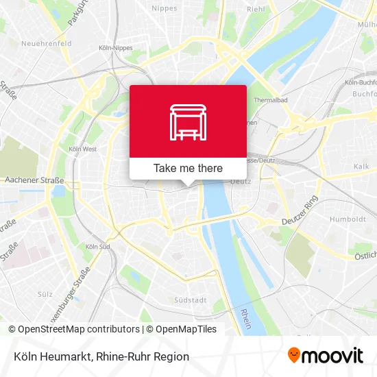 Карта Köln Heumarkt