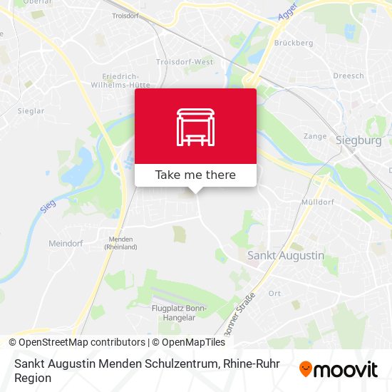 Sankt Augustin Menden Schulzentrum map