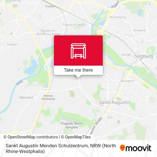 Карта Sankt Augustin Menden Schulzentrum