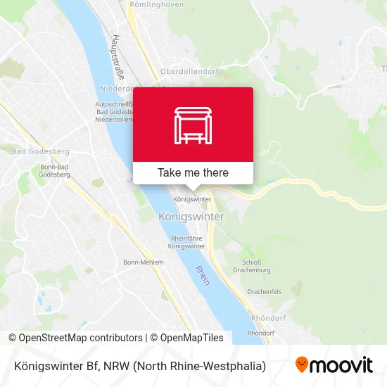 Königswinter Bf map