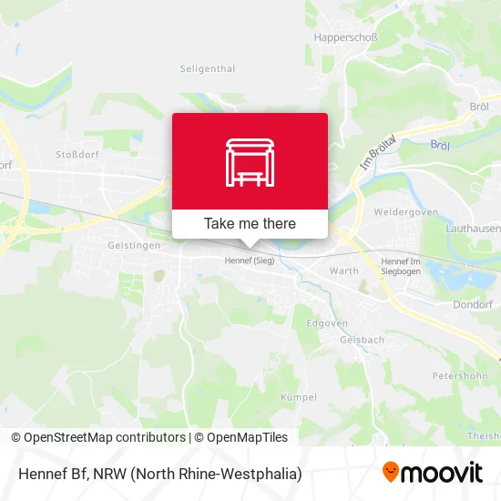 Карта Hennef Bf