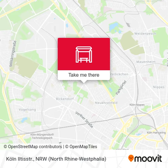 Карта Köln Iltisstr.