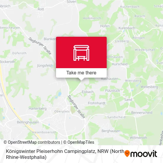 Карта Königswinter Pleiserhohn Campingplatz