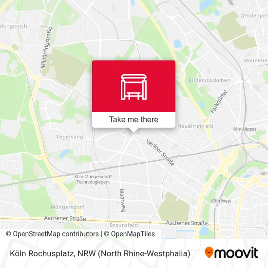 Карта Köln Rochusplatz