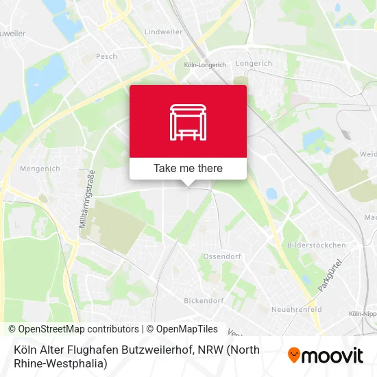 Карта Köln Alter Flughafen Butzweilerhof