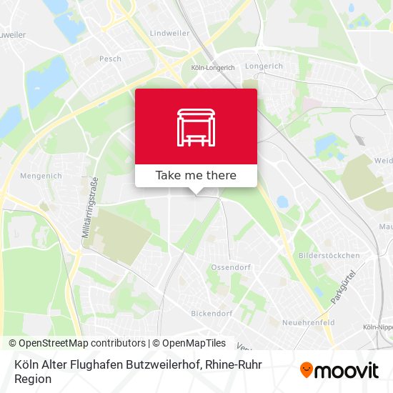 Карта Köln Alter Flughafen Butzweilerhof