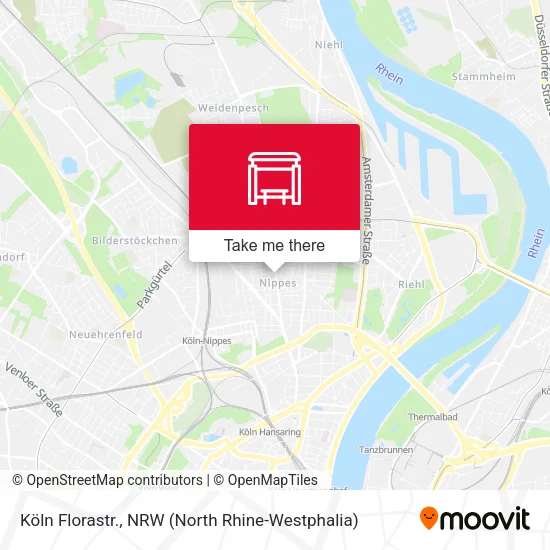 Карта Köln Florastr.