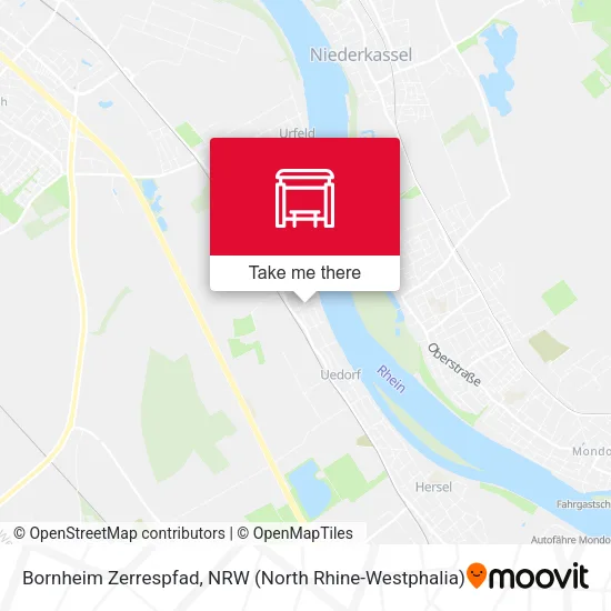Карта Bornheim Zerrespfad