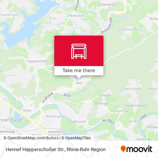 Hennef Happerschoßer Str. map