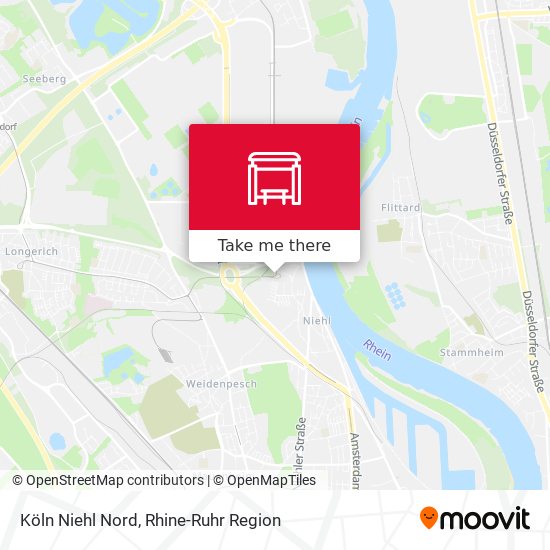 Köln Niehl Nord map