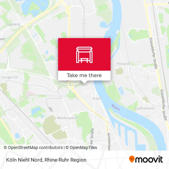 Карта Köln Niehl Nord