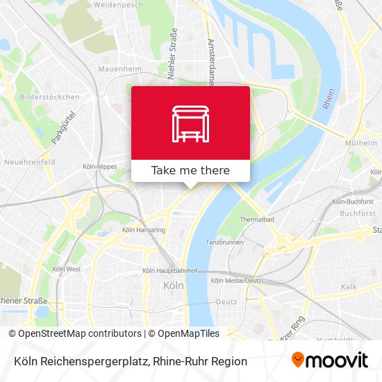 Köln Reichenspergerplatz map